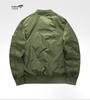 Jaqueta de Piloto MA-1 Masculina e Feminina - Algodão Espesso, Tamanho Plus, Outwear Casual de Outono/Inverno
