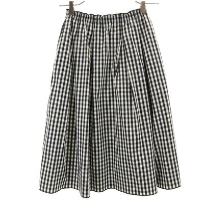 FOXEY NEW YORK Made In Japan Midi Length Flare Skirt F Black Series Women Used