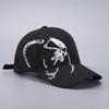 Heiß verkaufende Baseballkappen Herren Europäisch und Amerikanisch Personalisierte Stickerei Totenkopf Gebogener Schirmkappe Lagerware