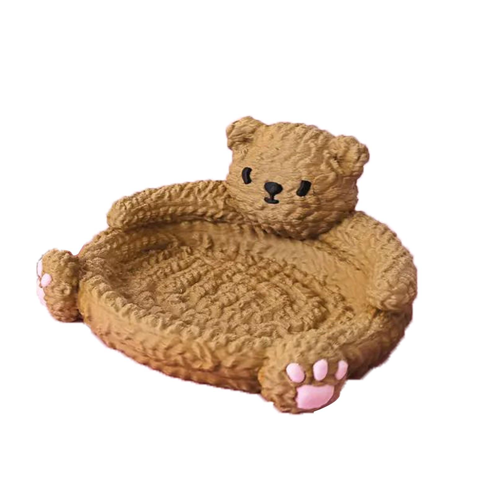 

3D-печатный милый плетеный подстаканник в виде медведя, украшение для дома, подарки One Size кофейный