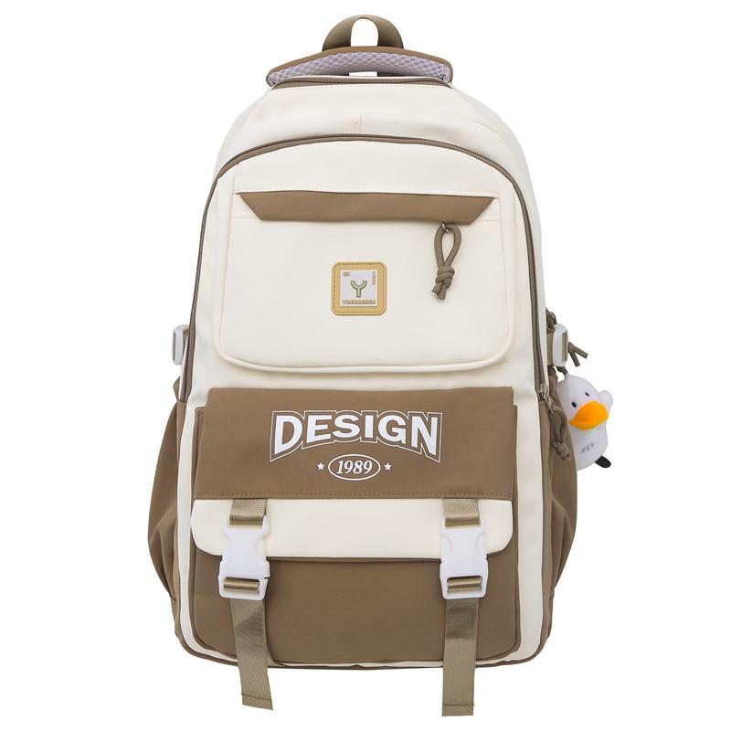 

Школьный рюкзак для средней школы, женский, большой емкости, для 3-6 классов хаки