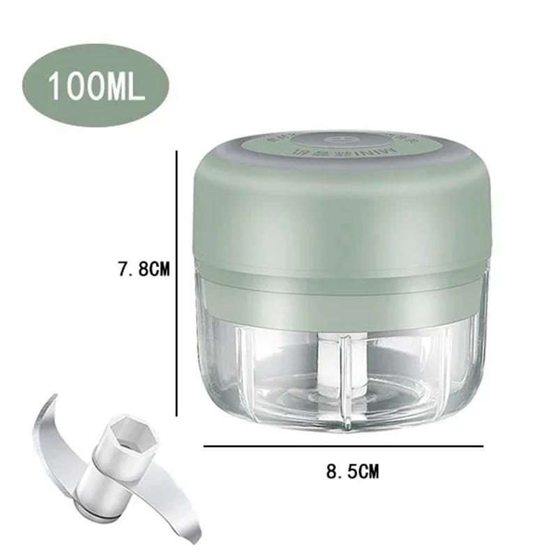 100/250ML Electric Mini Garlic Masher Kitchen Portable Food Chopper USB Charging Electric Garlic Chopper Food chopper Gadgets как