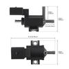 Válvula Solenoide de Pressão do Turbo 06F906283F com 2 Pinos - Instalação Fácil para Controle de Vácuo