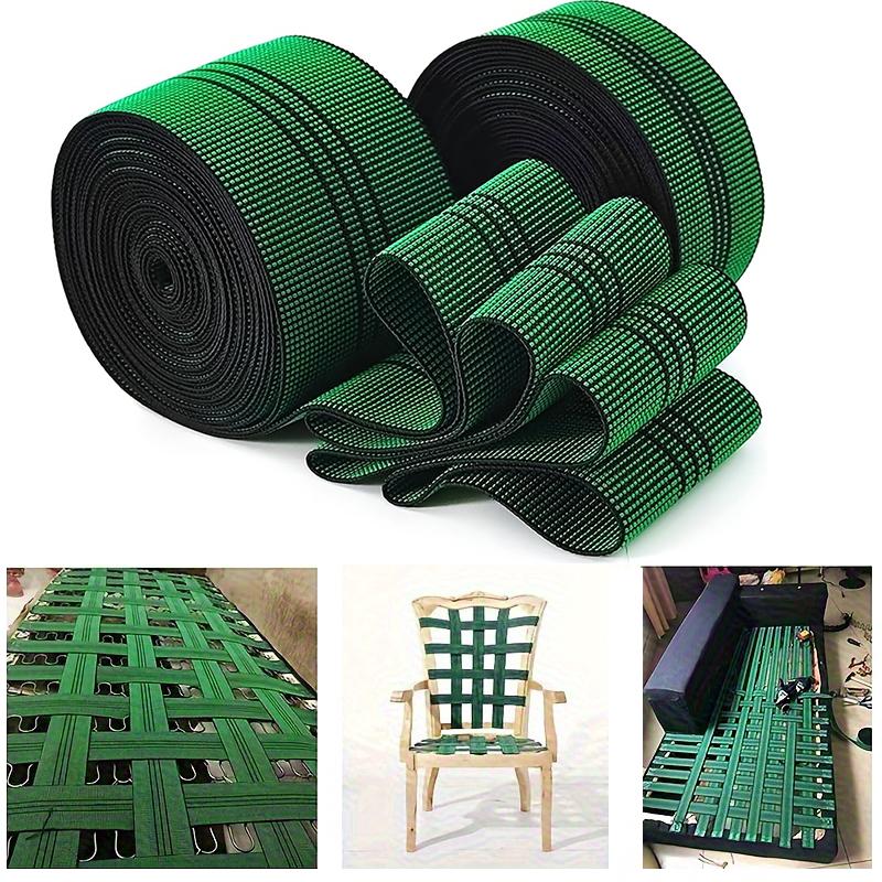 1PC Upholstery Elastic Cord Green Furniture Elastic Straps Heavy Duty Sofa Support Strapping Elastic Webbing