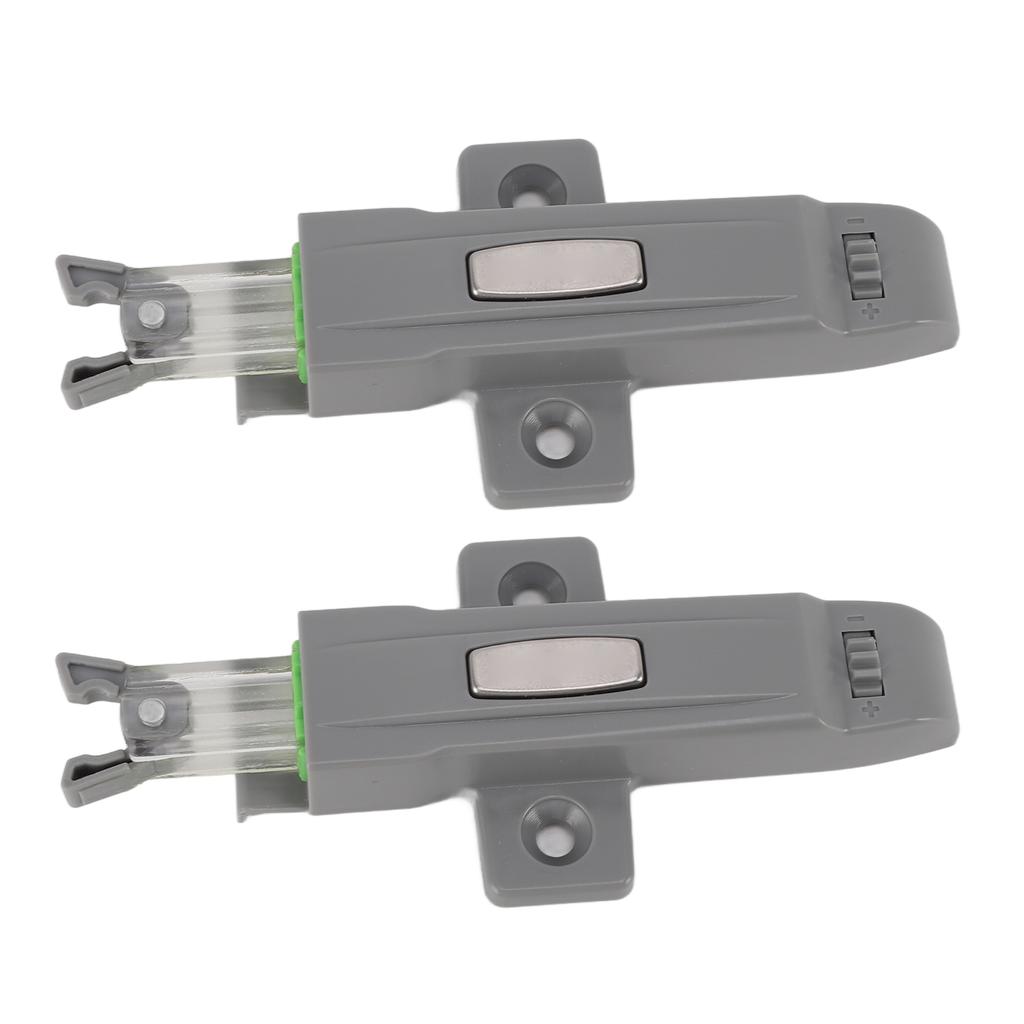 2 Set Cabinet Door Push Latch ABS Rebound Self Locking Device Collision Resistant Cushioning
