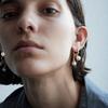 Niche Design Style Temperament Fashion Personality Unique Knotted Pearl Ear Buckle Earrings Fashion Commuter Earrings