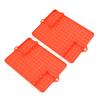 Set of 2 Multifuntional Barbecue Tool Mat Kitchen Grilling Pad Grilling Mat Silicone Texture Present for BBQ Enthusiasts