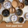 Kraft Paper Bowl Wall Art for Kindergarten Decor
