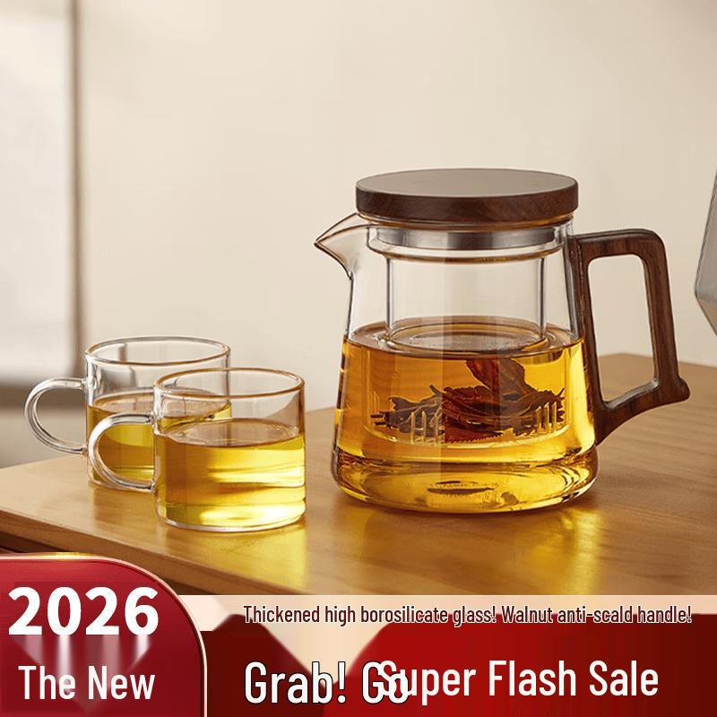 High-Temperature Resistant Glass Teapot