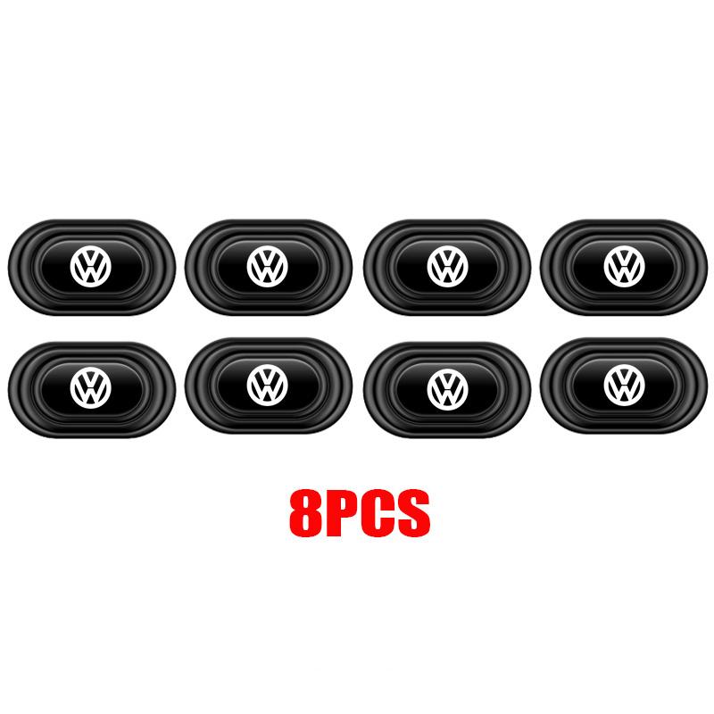 HAT1 4/8/12pcs Car Door Shock Pad Anti Collision Silicone Sticker for Volkswagen VW Golf 5 6 7 Passat Tiguan Jetta Touareg Scirocco