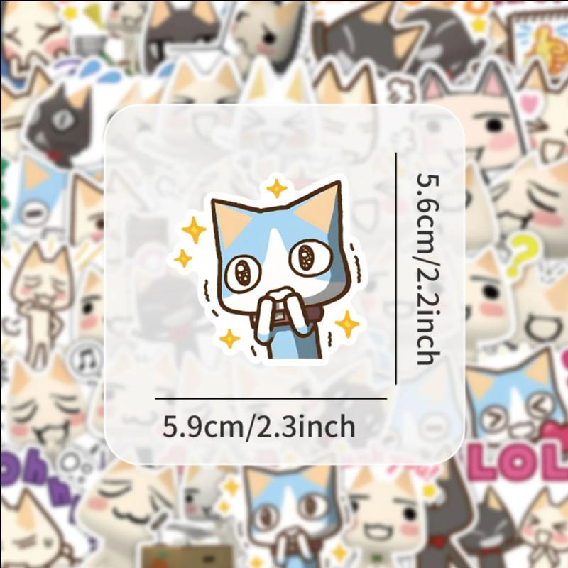 10/30/50Pcs Cute Inoue Toro Stickers Cartoon Cat Meme Sticker Funny Graffiti Decals Luggage Laptop Phone Guitar Bike Kids Toys
