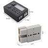 LCD Display Mini Power Box 12V 100W Power Box with LED Lights USB-C & QC3.0 Ports Control Hub for RV SUV Boats Emergency Outdoor