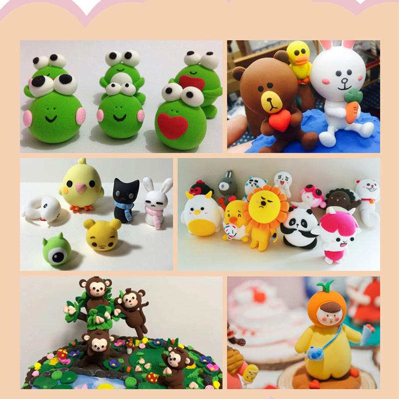 36 Color Clay Air-dried Clay Set Ultra Light Plastic Clay with Carving Tools DIY Crafts Gifts Children Non-Toxic Modeling Fun