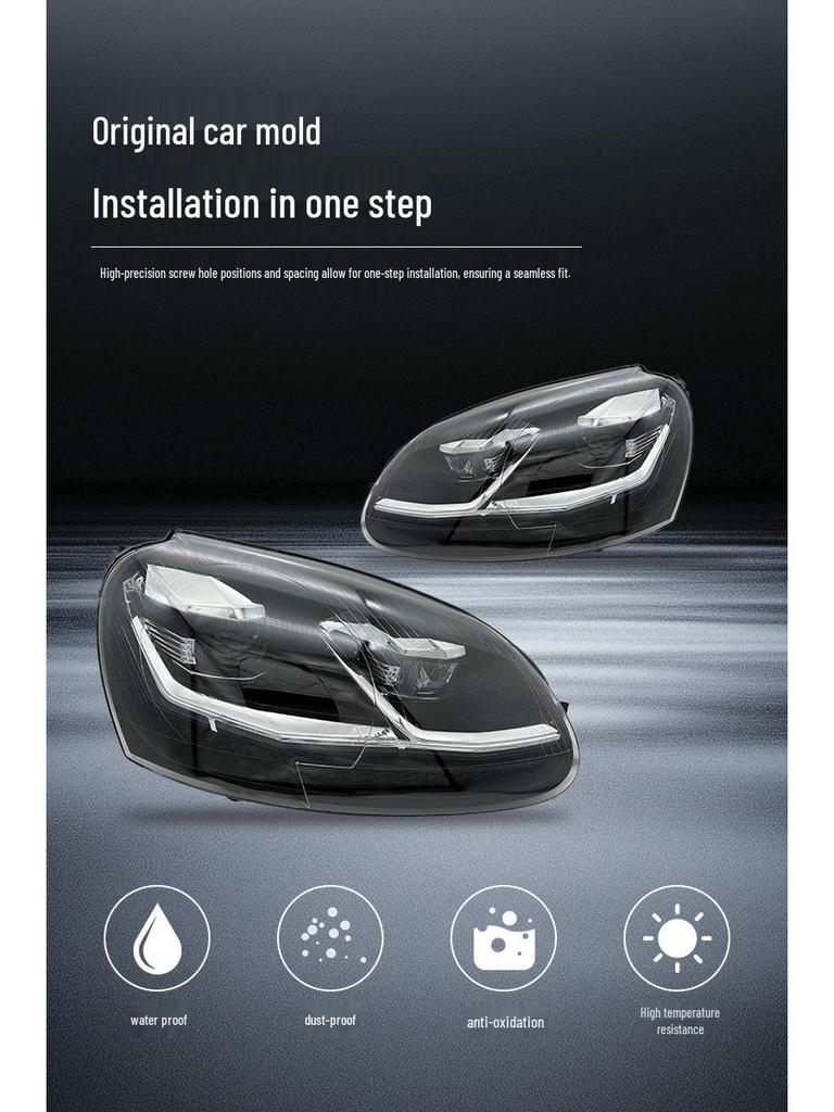 LED Projector Turn Signals for Dual-Color Headlights: 2003-2008 VW Golf MK5