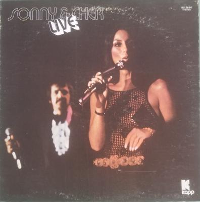 LP Record SONNY & CHER - Sonny & Cher Live KS3654 KAPP RECORDS 1971 US Rock Used