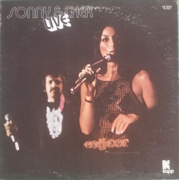 

LP Record SONNY & CHER - Sonny & Cher Live KS3654 KAPP RECORDS 1971 US Rock Used