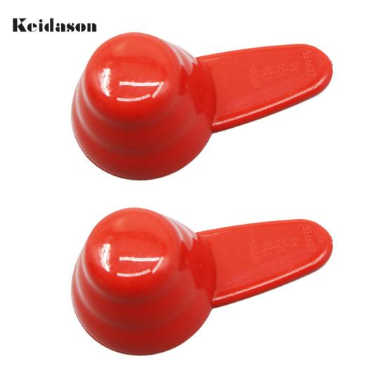 

2 шт. новая высокопрочная пластиковая ложка для выпечки, весы, дизайн, портативная ложка для кофе для кухни чёрный