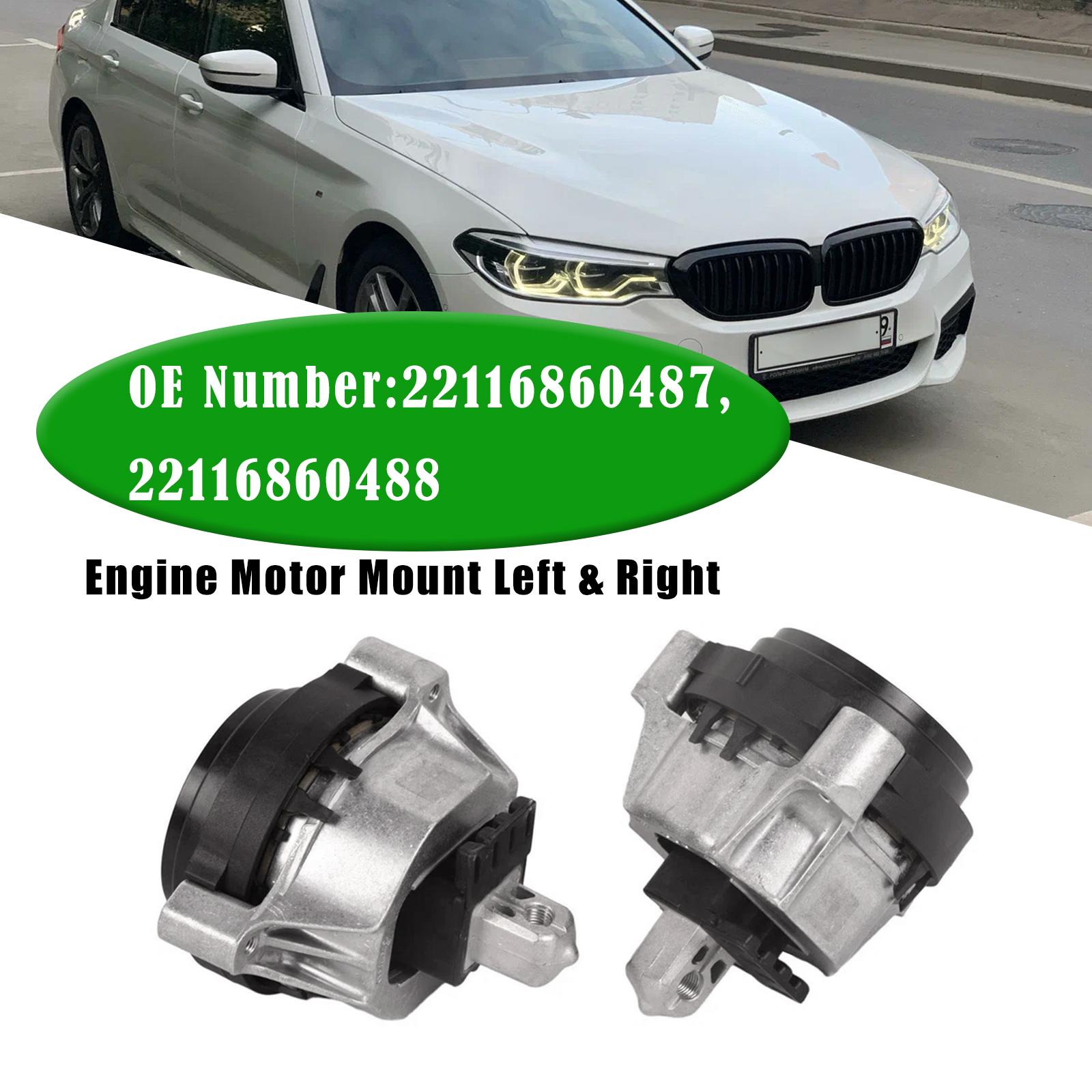 

2Pcs Engine Motor Mount Left & Right For BMW 530i 530i xDrive 2.0L 2017-2019