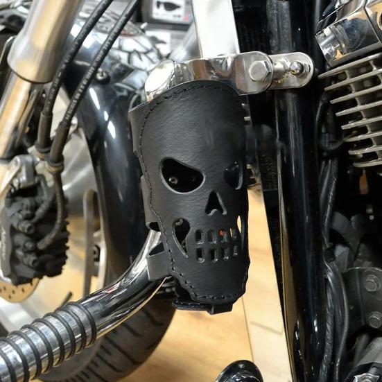 Yousheng Becherhalter Universal Motorrad Getränkehalter 75mm Durchmesser Kunstleder Handgefertigt Getränkeablage für Flaschen Dosen Becher