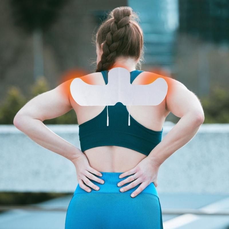 Comfortable Adhesive Electrodes Pad Massage Patches Large Size Reusable for Home and Gym Applications