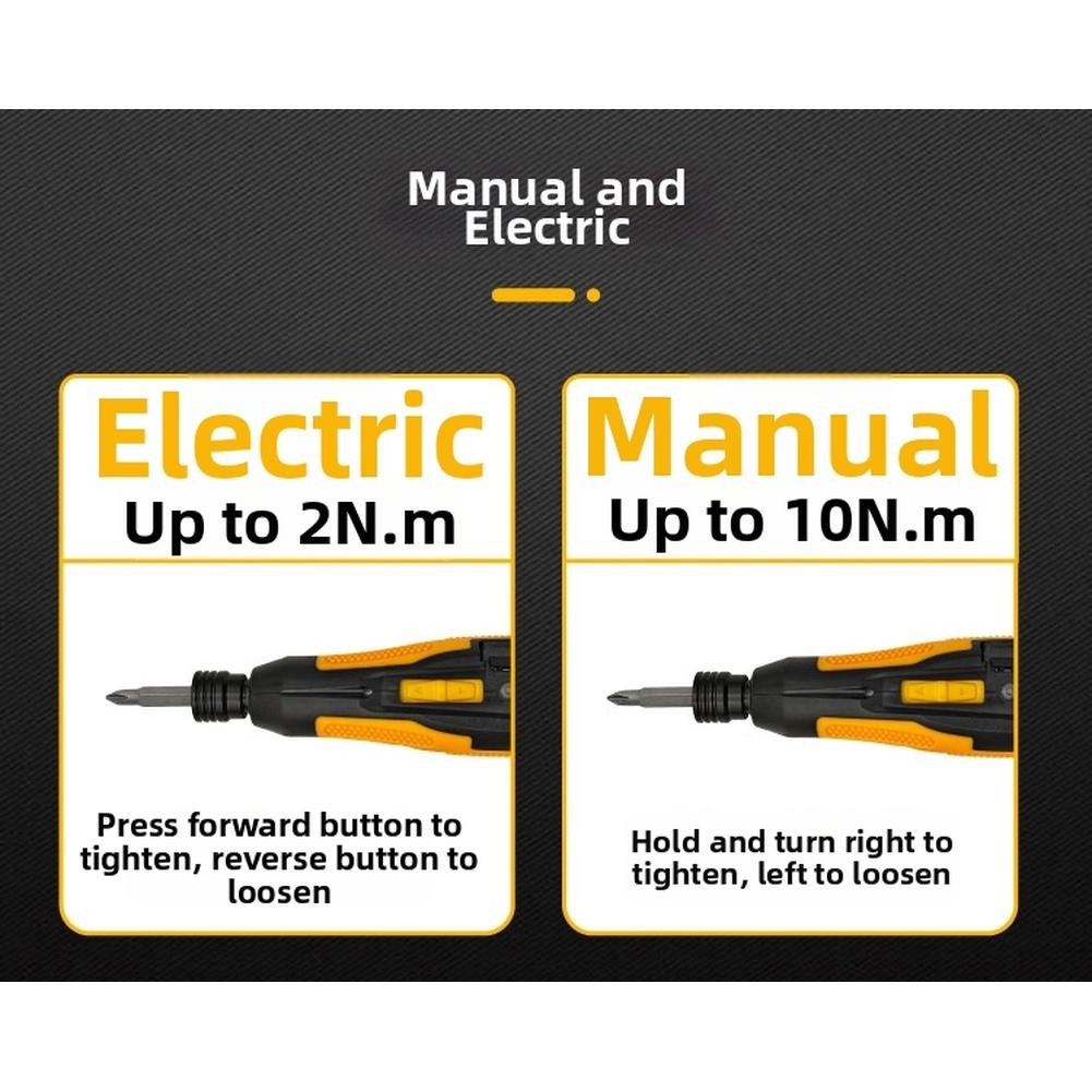 2025 3.6V Lithium Cordless Electric Screwdriver Kit With 26 Pieces, LED Work Light, Ergonomic Grip For DIY Projects