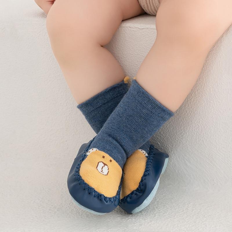Baby Socks Slippers Cartoon Newborn Children Floor Socks Shoes Anti Slip Soft Sole Toddlers Indoor Socks Shoes