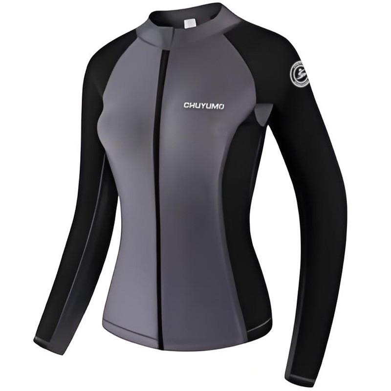 CartHub Unisex Long Sleeve Rash Guard Set Surfing Diving Snorkeling UV Protection Quick Dry Nylon Swimwear