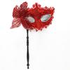 Halloween Dressing Butterfly Hand Hold Mask Party Face Mask  Halloween Prop Accessories