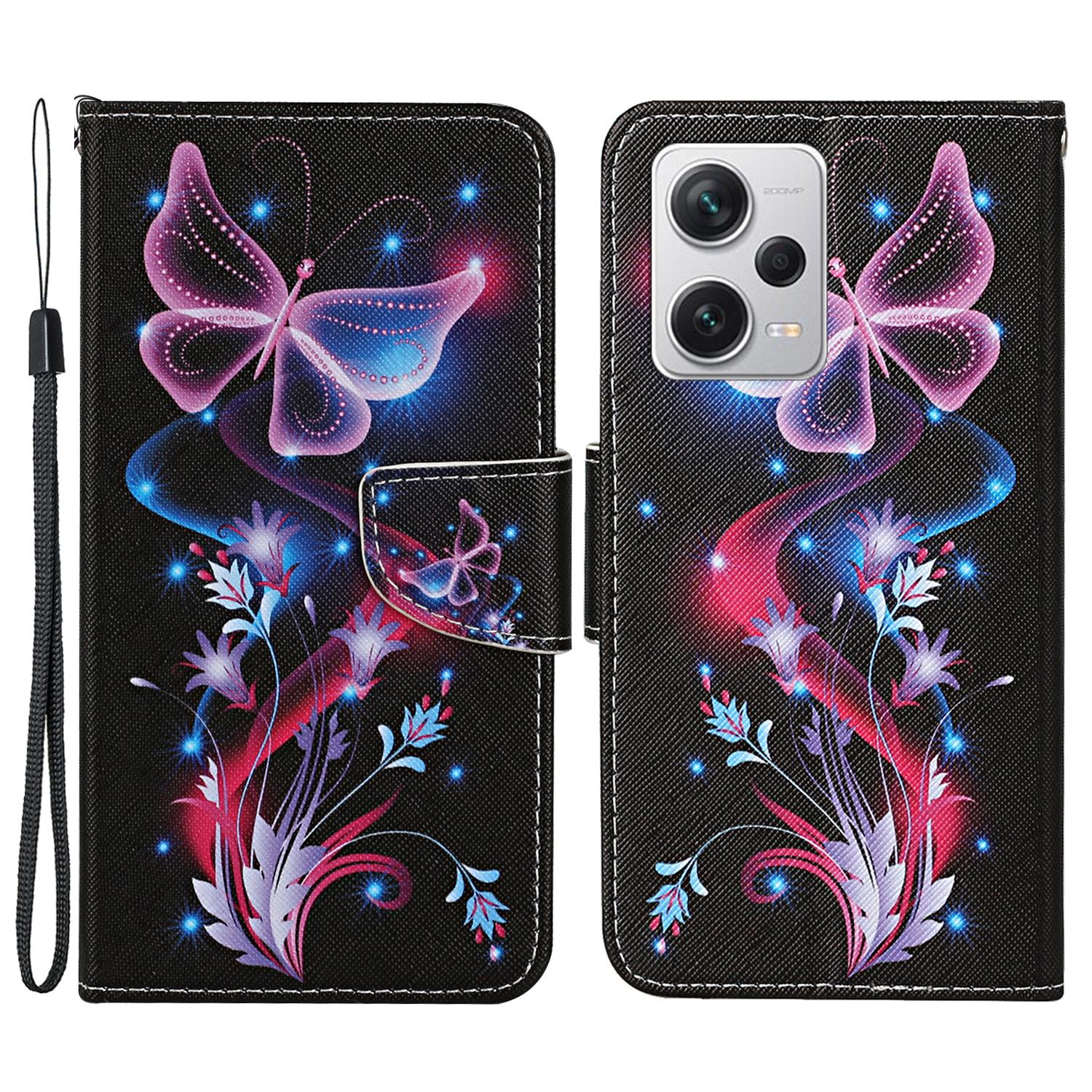 

Для Xiaomi Redmi Note 12 Pro 5G/Note 12 Pro Speed 5G/Poco X5 Pro 5G Чехол-кошелек с кожаным узором и подставкой для телефона M