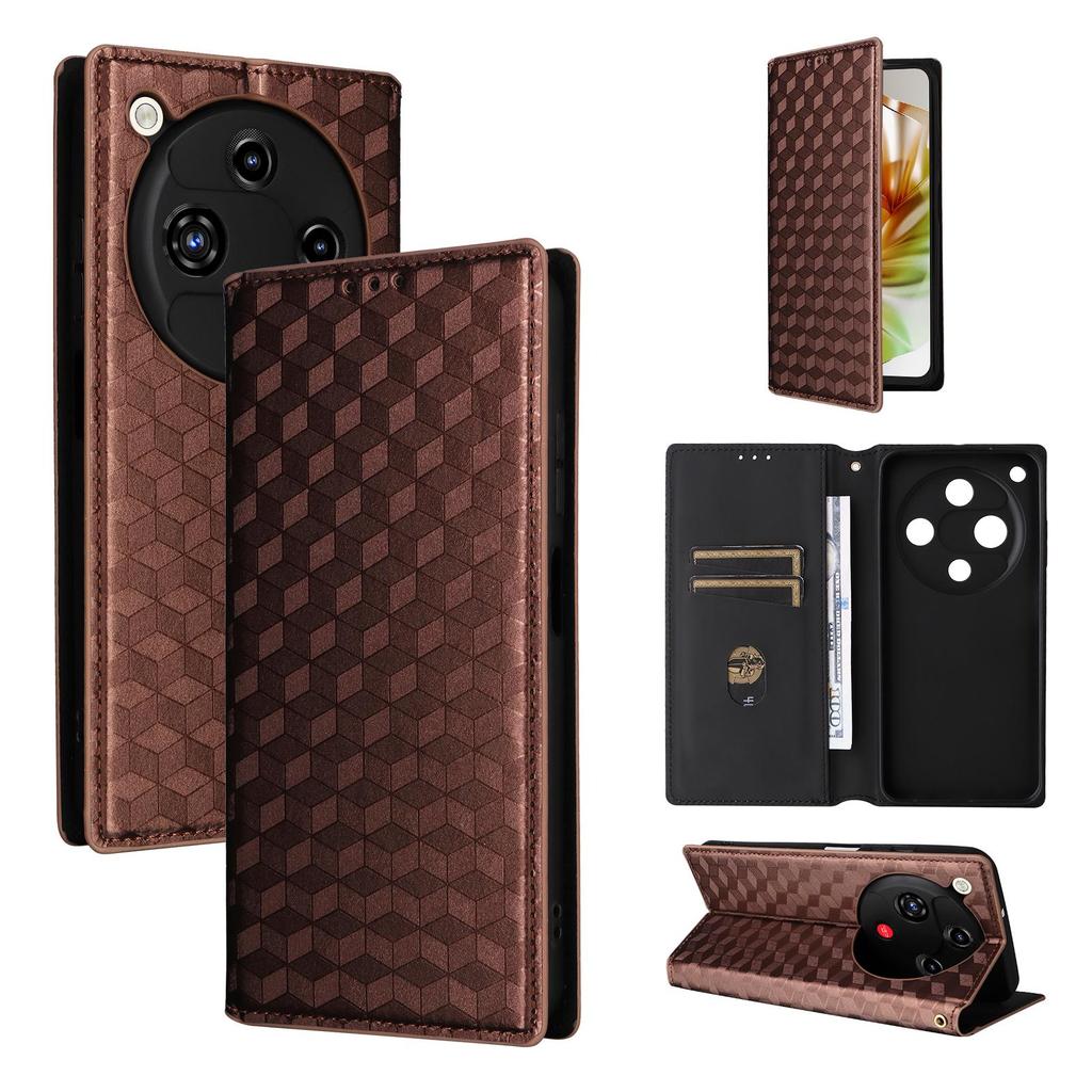 Flip Cover für ZTE nubia Focus 2 PU-Leder Ganzkörperschutz [RFID-Blockierung] Handyhüllen Brieftaschenhülle