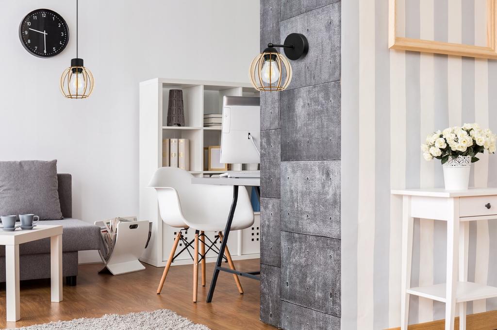 Wall Lamp, Square Lamp, Ceiling Lamp, Wooden Lampshade, Led