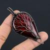 Tree Of Life Red Flash Labradorite Pendant, 999 Copper Wire Wrapped Jewelry, Gemstone Jewelry Pendant, Handmade Wedding Gift Jewelry