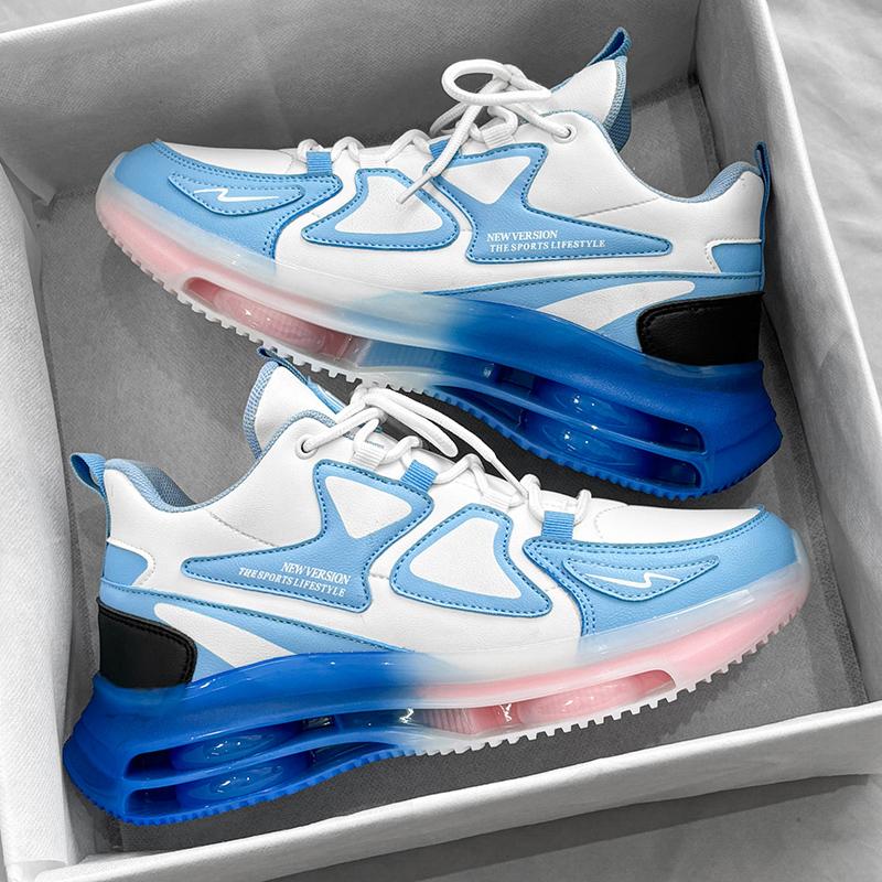 Vysoké boty na prkně Mužský trend Studentská obuv pro volný čas Móda Sportovní obuv Móda pro volný čas Boty se vzduchovým polštářem Sportovní obuv 39-44