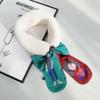 Women Fake Collar Tie Winter Faux Fur Woman False Collar Girls Detachable Fur Collar Ribbon Warm Scarfs for Ladies Neckerchiefs