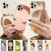 Contemporary Art Yoshitomo Nara Phone Case For IPhone 17 16 15 14 13 11 12 Pro Max 16 Plus Transparent