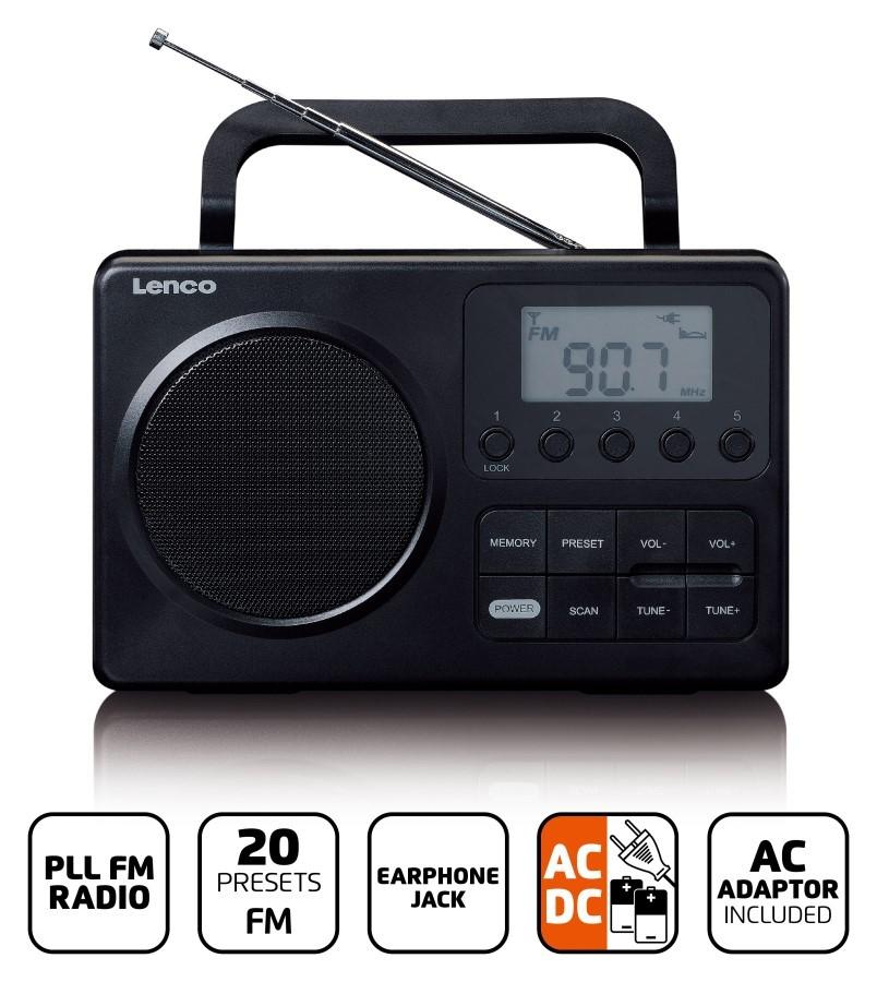 

Lenco MPR-035 - Radio FM z cyfrowym tunerem, Lenco чорний