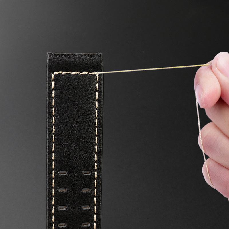 20mm 22mm Genuine Leather with Nails Watchband For Hamilton Khaki H77616533 H70615733 Series Men's Watch Band Strap Wristband