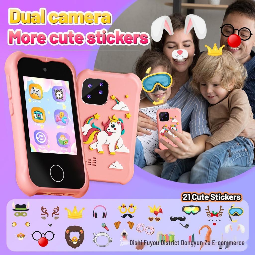 Unicorn & Shark S3 Kids' Touchscreen Phone Camera Toy