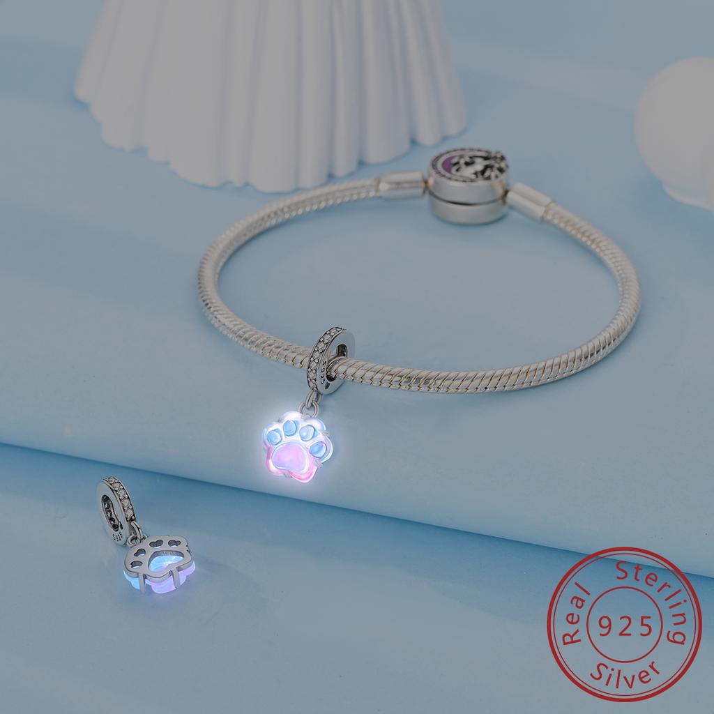 Real Copper Charms Four-Leaf Clover Tree Of Life Beads Fit Original Bracelet Pendants Making Fine Jewelry For Women