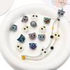 1pc Cartoon Big Eyed Cat Acrylic Owl 3D Cat Head Resin Beads Loose Spacer Beads For DIY Handmade Bracelet Material Jewelry Making Accessories