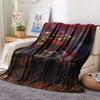 1PC Warhammer 40k Print Flannel Blanket, High Quality Comfortable for All Seasons, Home Decor, Warmth and Comfort, Perfect for Christmas Gifts