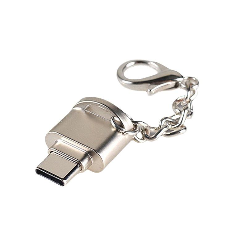 1 Piece Zinc Alloy Usb 3.1 Type-C Tf Mobile Card Reader For Xiaomi Laptop Multi Functional Otg Card Reader