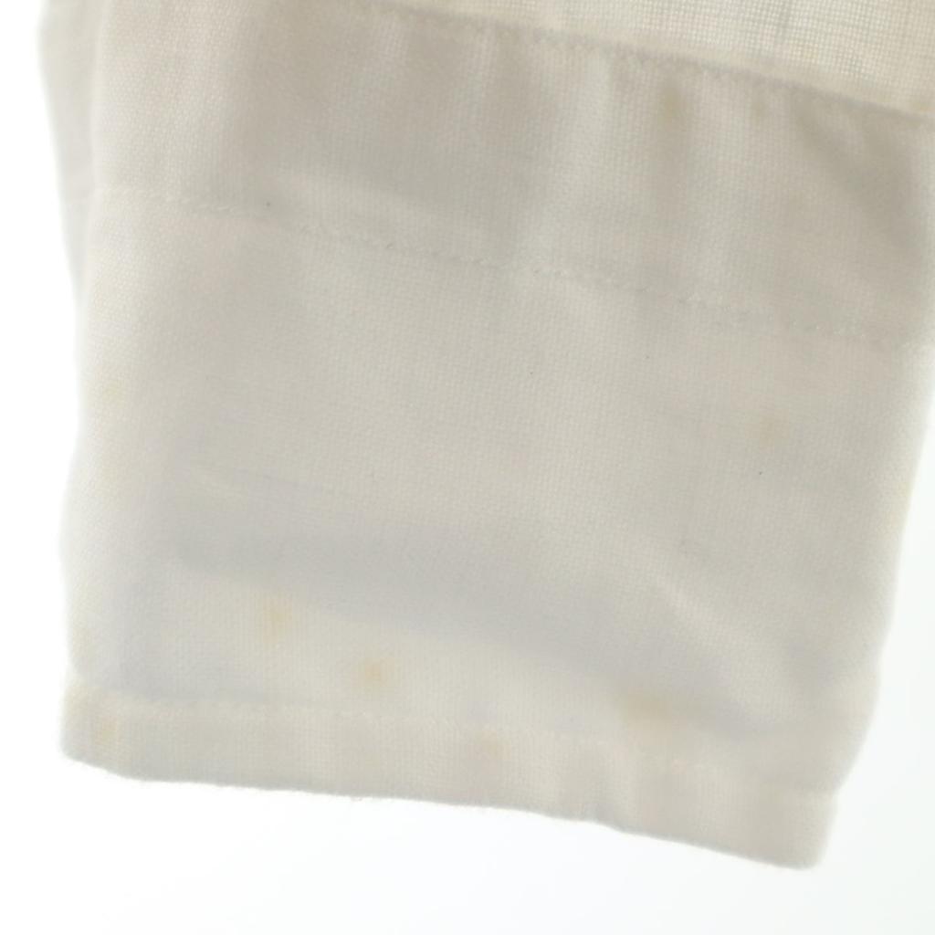 HAVERSACK Long Sleeve Round Collar Linen Shirt S White Women Used