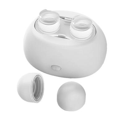 Pulitore per lenti a contatto Ultrasuoni Portatile Automatico Ricaricabile Macchina per la pulizia delle lenti morbide Bianco
