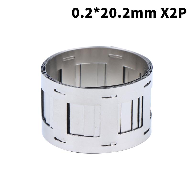 1 Rolle Lithium-Batterie-Nickelstreifen 1 Meter 0,15*20,2 mm 2P Vernickelter Stahlstreifen für 18650-Akkupack-Punktschweißen