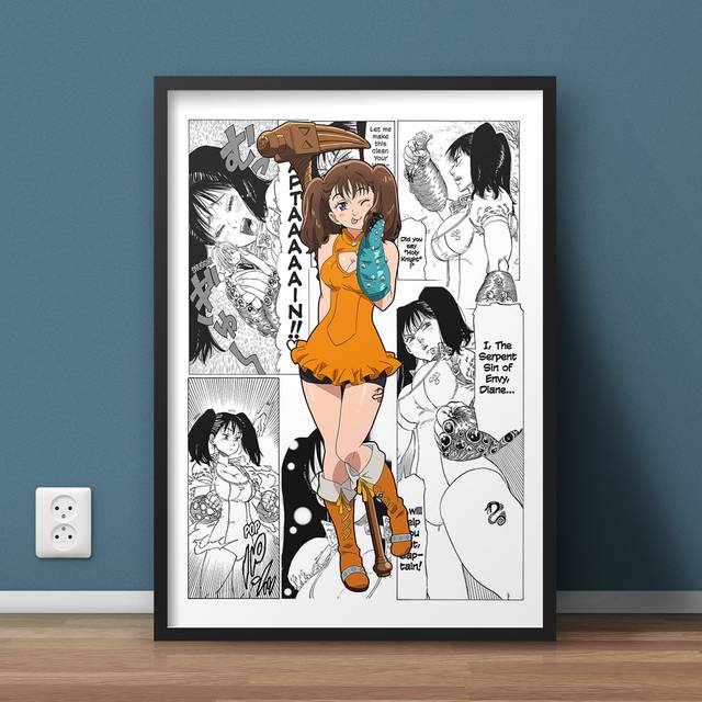 Japanese Anime, My Hero Academy Poster, Cartoon Poster, Canvas Painting