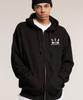 Cream Soda Lab Usa Basketball Zip-Up Hoodie Black