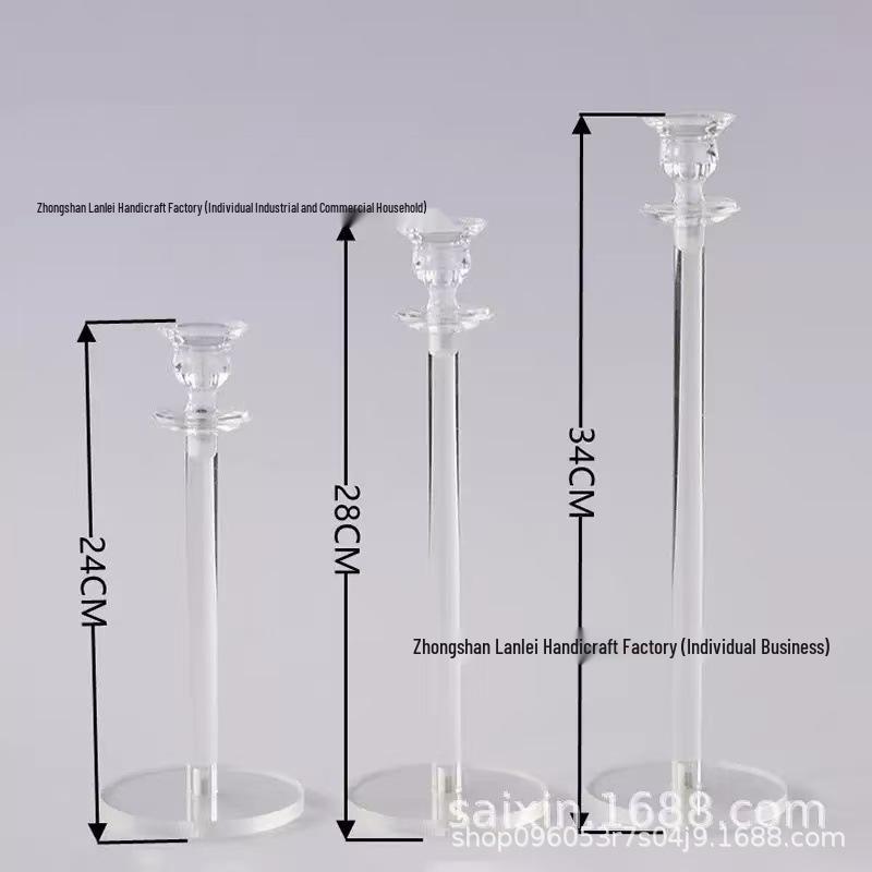 Acrylic Round Candle Holder for Weddings and Events 2026