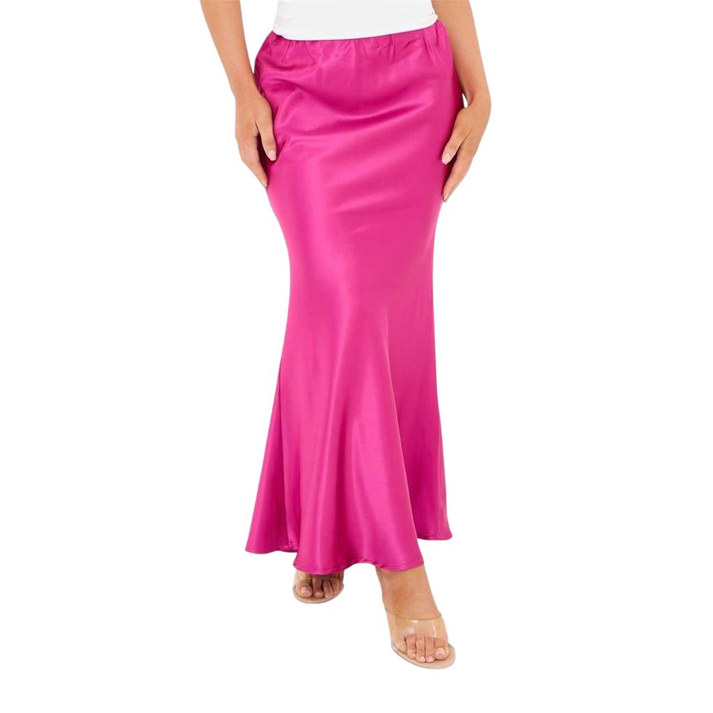 I Saw It First Womens/Ladies Satin Maxi Skirt