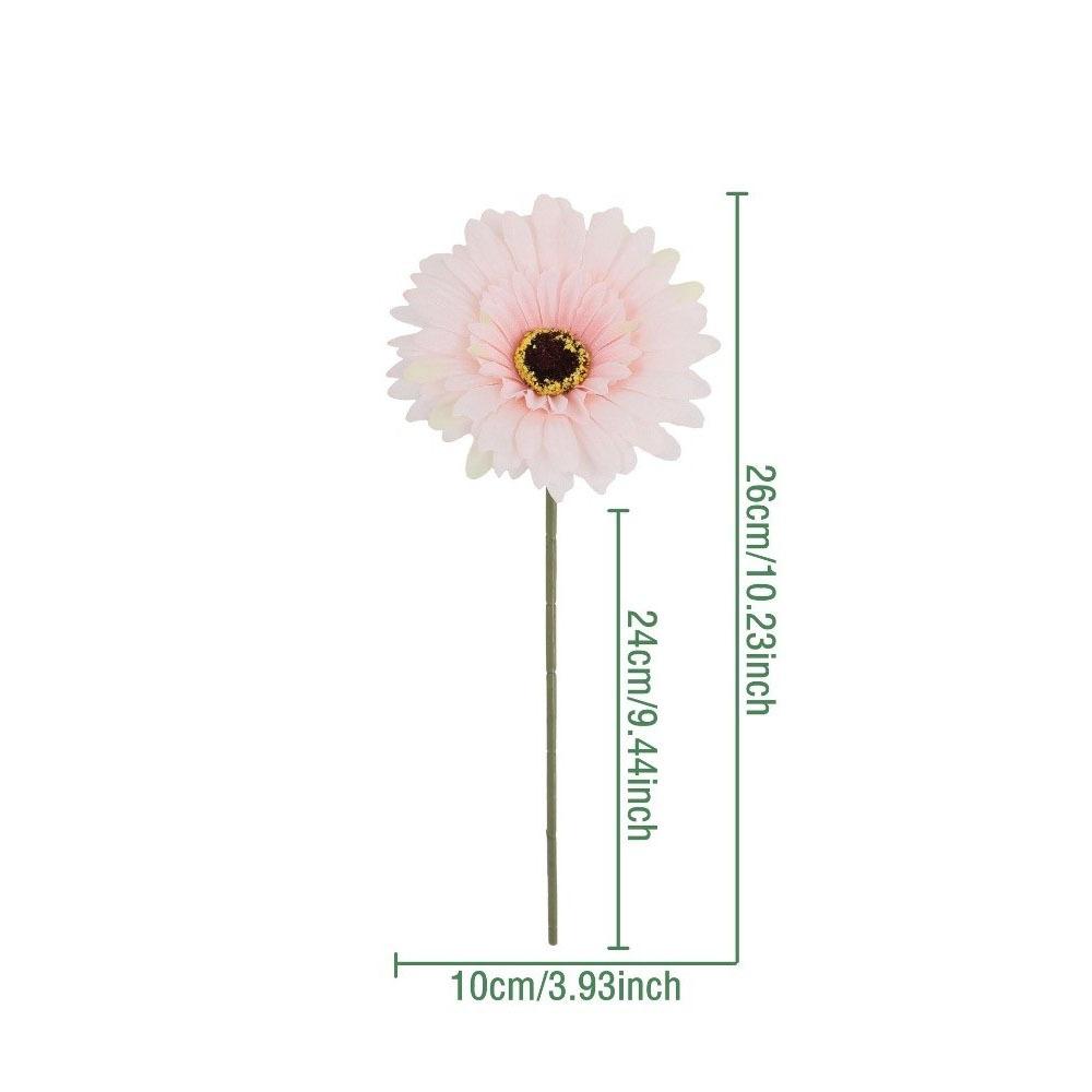 1pc Chrysanthemum Flowers Artificial Flowers Bouquet Single Piece DIY Floral Materials Artificial Gerbera Flowers Soft Realistic